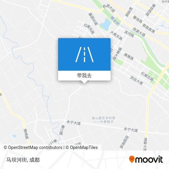 马坝河街地图