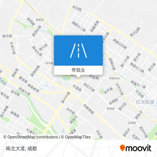南北大道地图