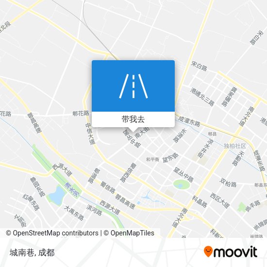 城南巷地图