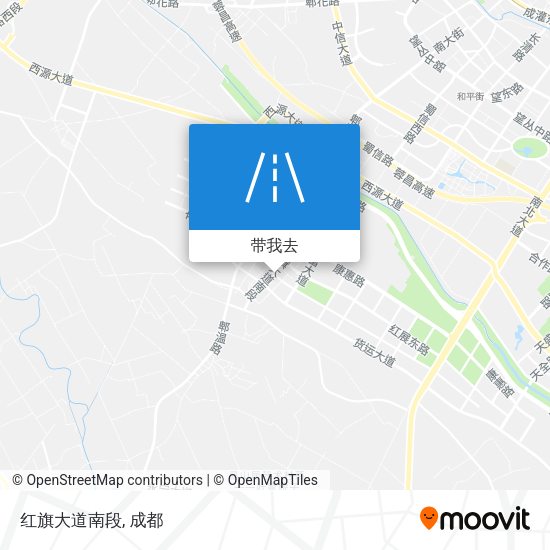 红旗大道南段地图