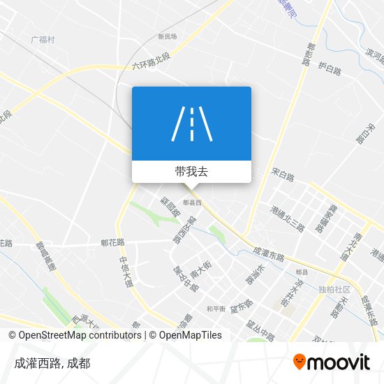 成灌西路地图