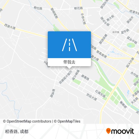 稻香路地图