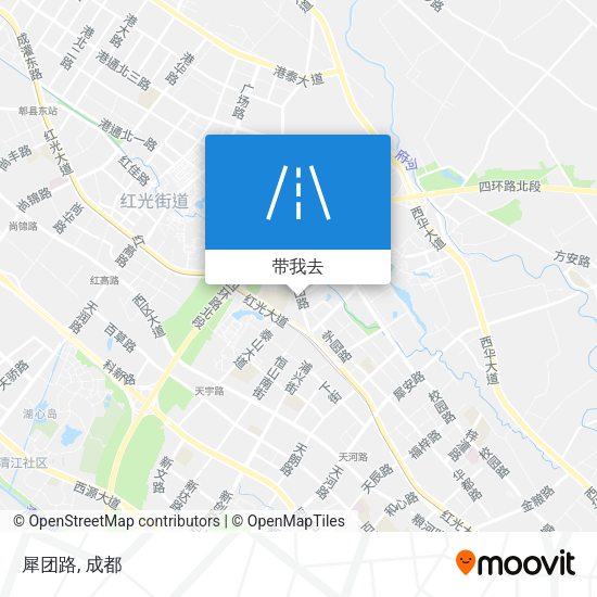 犀团路地图