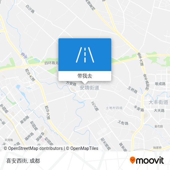 喜安西街地图