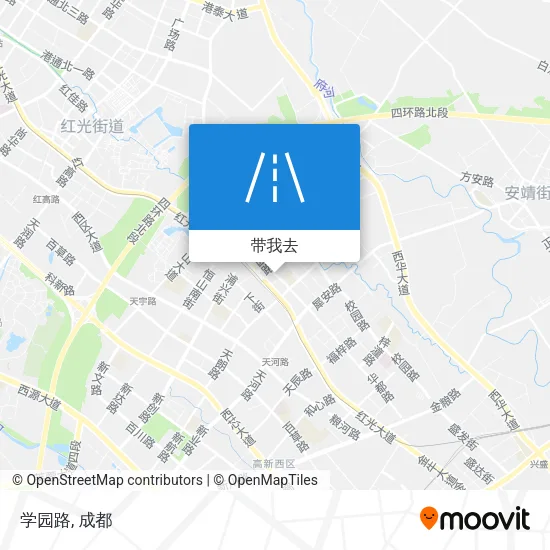 学园路地图