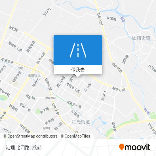 港通北四路地图