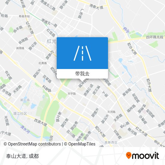 泰山大道地图