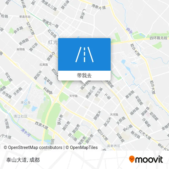 泰山大道地图