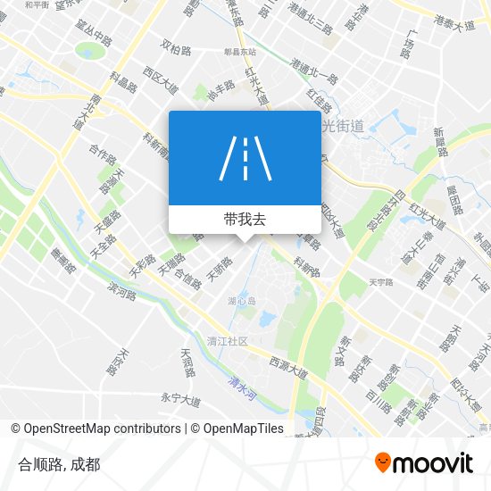 合顺路地图