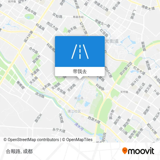 合顺路地图