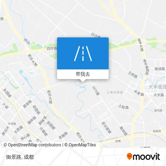 御景路地图