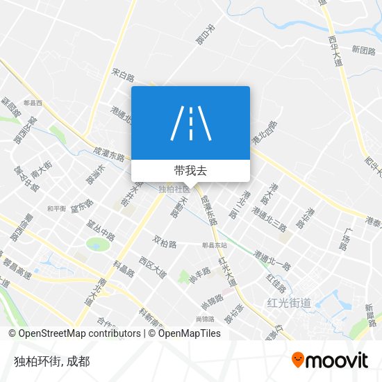独柏环街地图