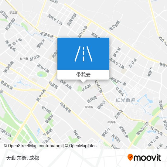 天勤东街地图