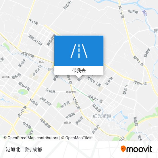 港通北二路地图