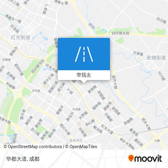 华都大道地图