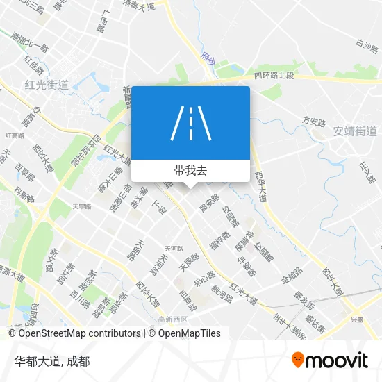 华都大道地图