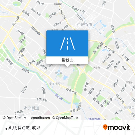 后勤物资通道地图
