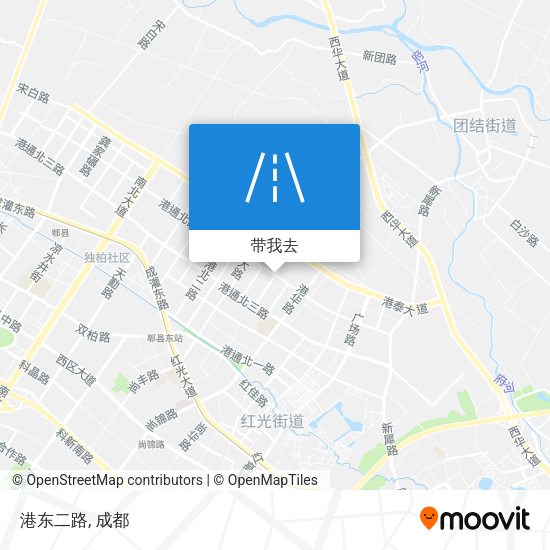 港东二路地图