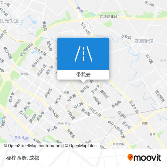 福梓西街地图