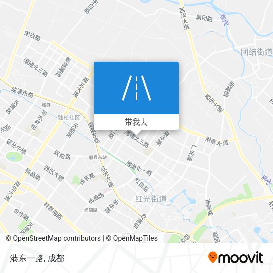 港东一路地图