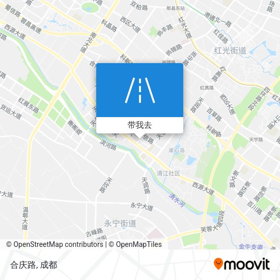 合庆路地图