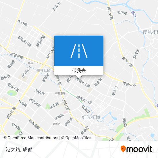 港大路地图