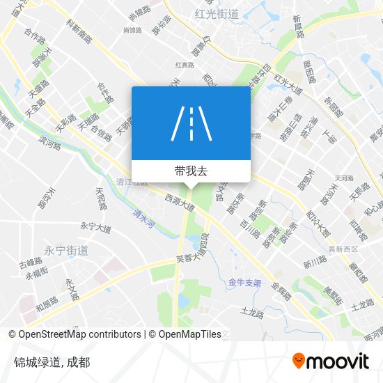 锦城绿道地图