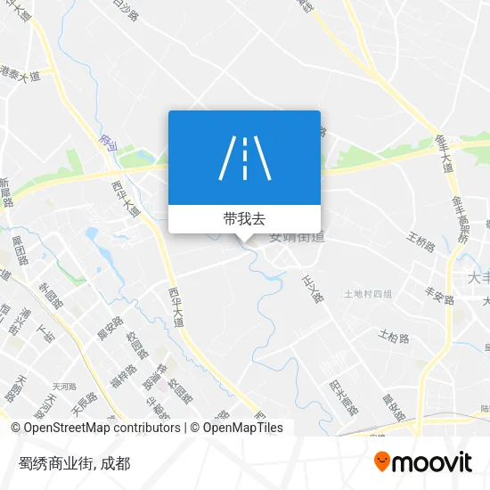 蜀绣商业街地图