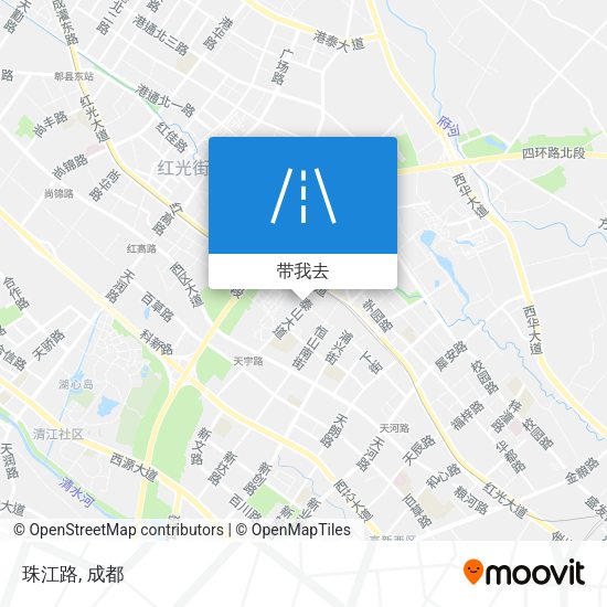 珠江路地图