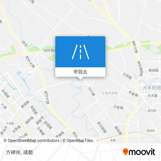 方碑街地图