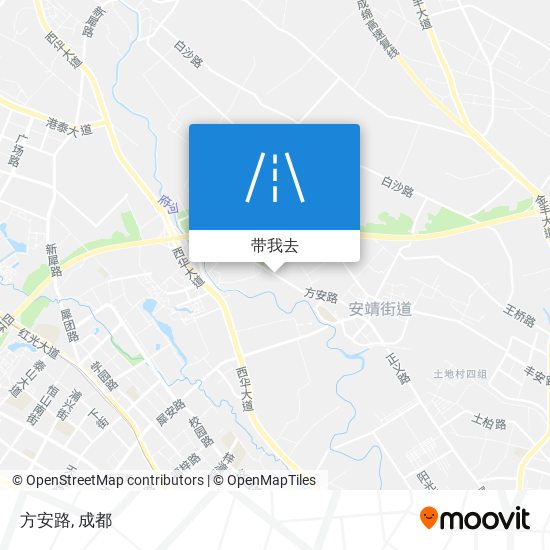 方安路地图
