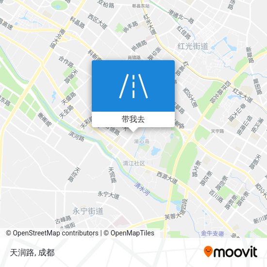 天润路地图