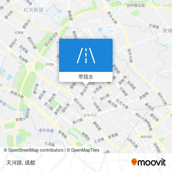 天河路地图