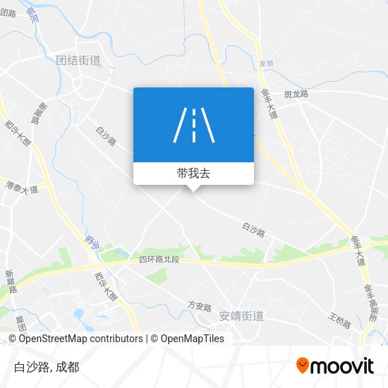 白沙路地图