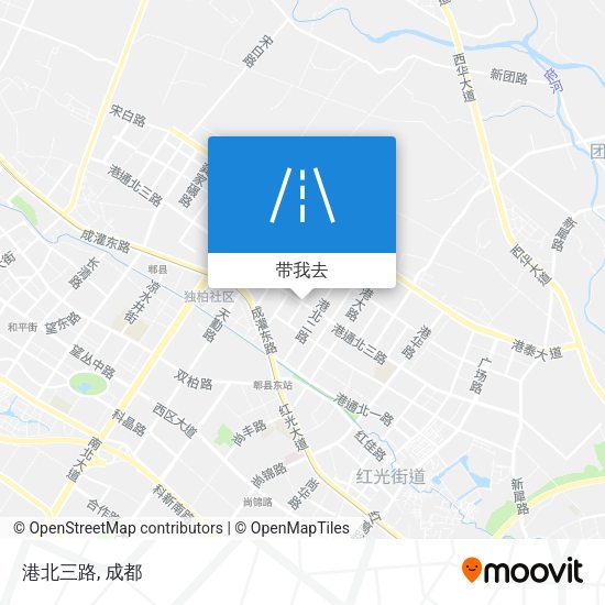 港北三路地图