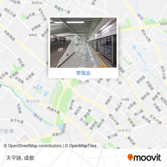 天宇路地图