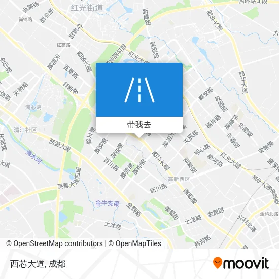 西芯大道地图