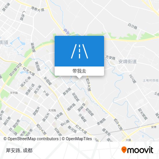 犀安路地图