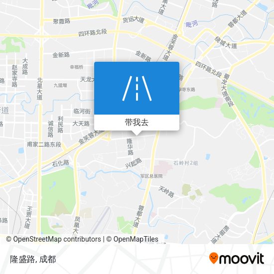 隆盛路地图