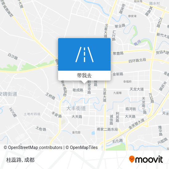 桂蕊路地图