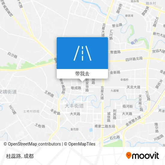 桂蕊路地图