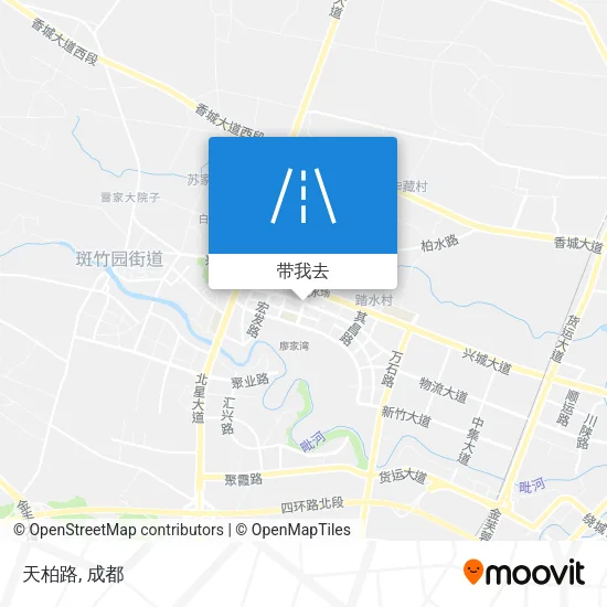 天柏路地图