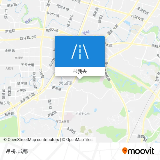 吊桥地图