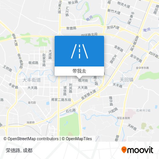 荣德路地图