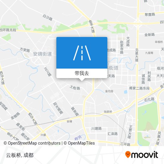 云板桥地图
