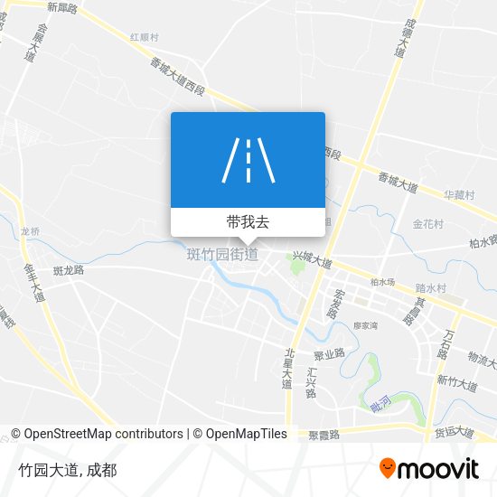 竹园大道地图