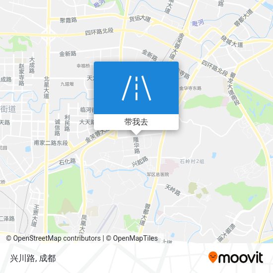 兴川路地图