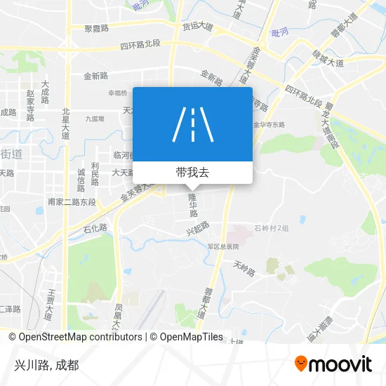 兴川路地图