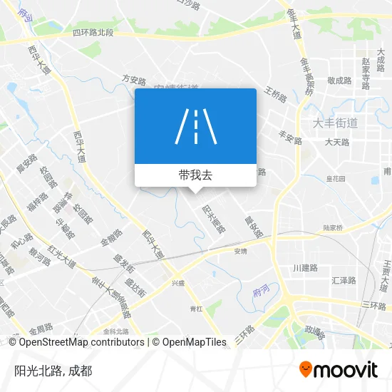 阳光北路地图