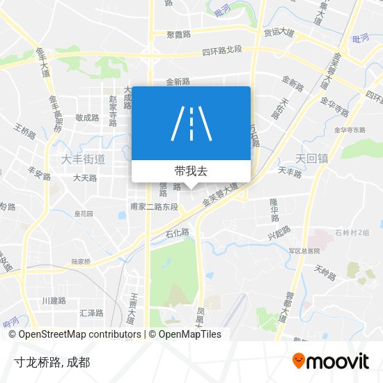 寸龙桥路地图